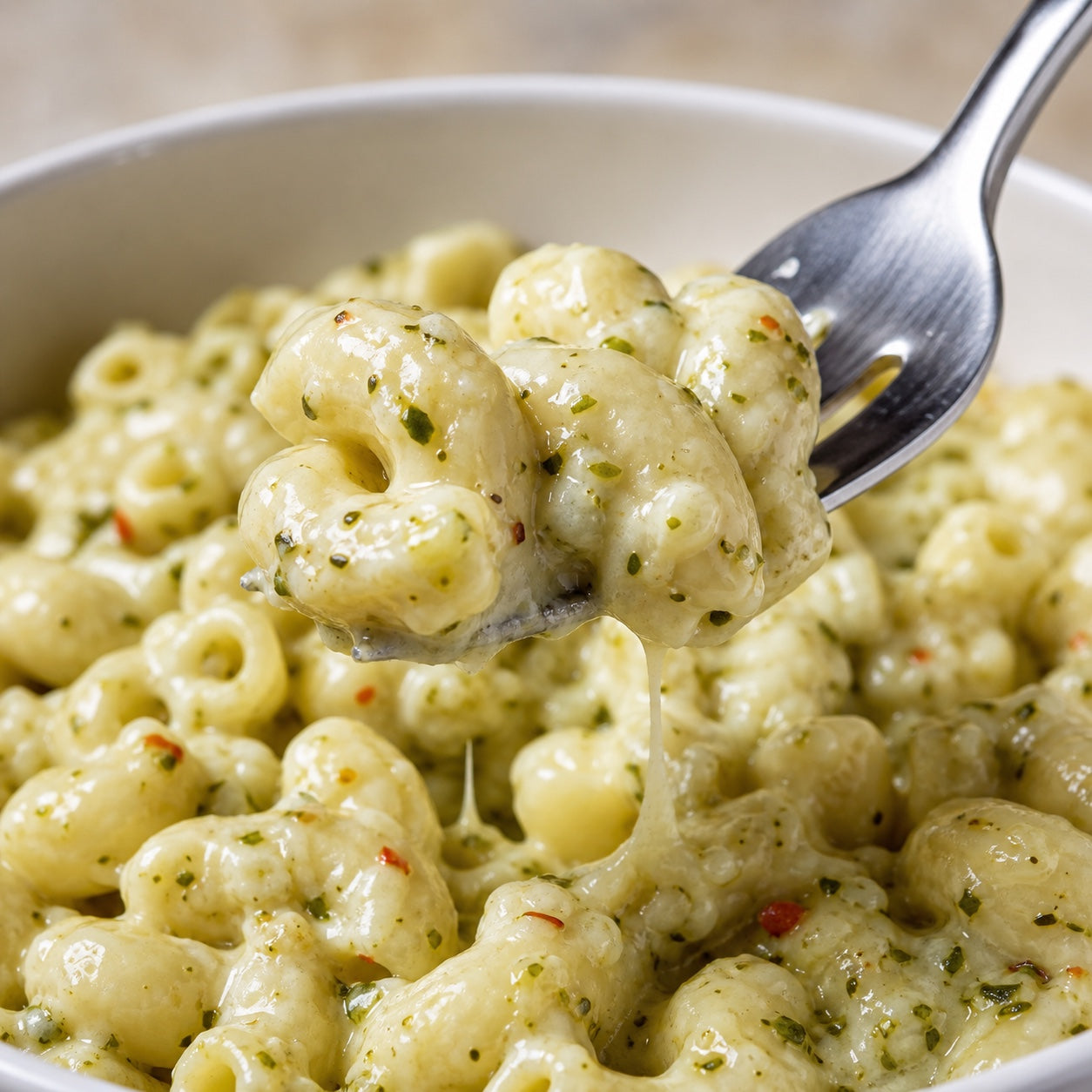 Alfredo Pesto Macaroni
