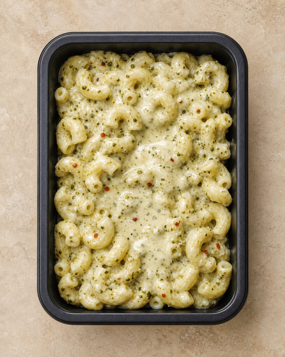 Alfredo Pesto Macaroni